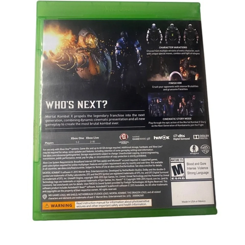 Mortal‎ Kombat X for Xbox One